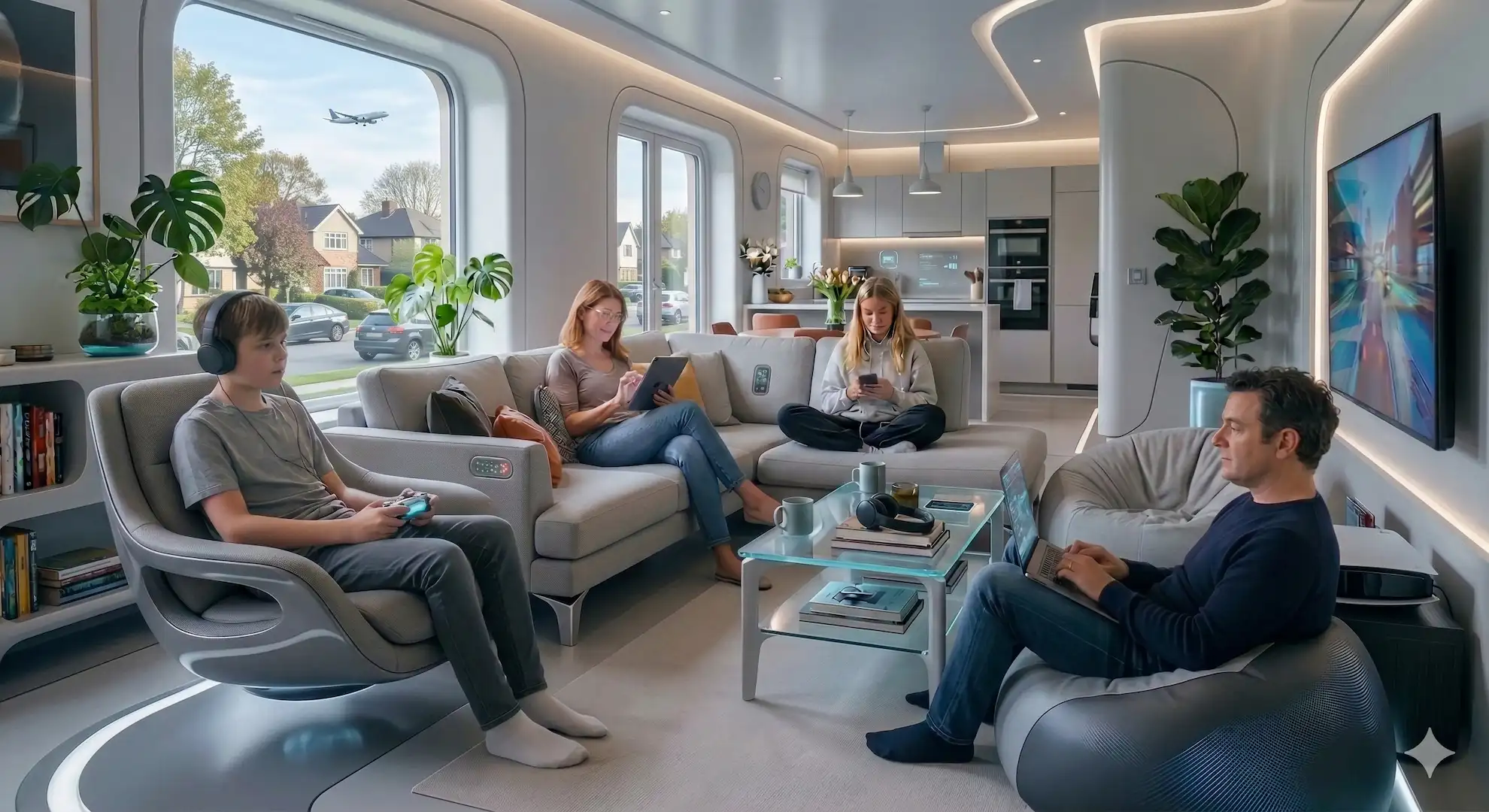 Famille connectée internet 4G 5G OTA4