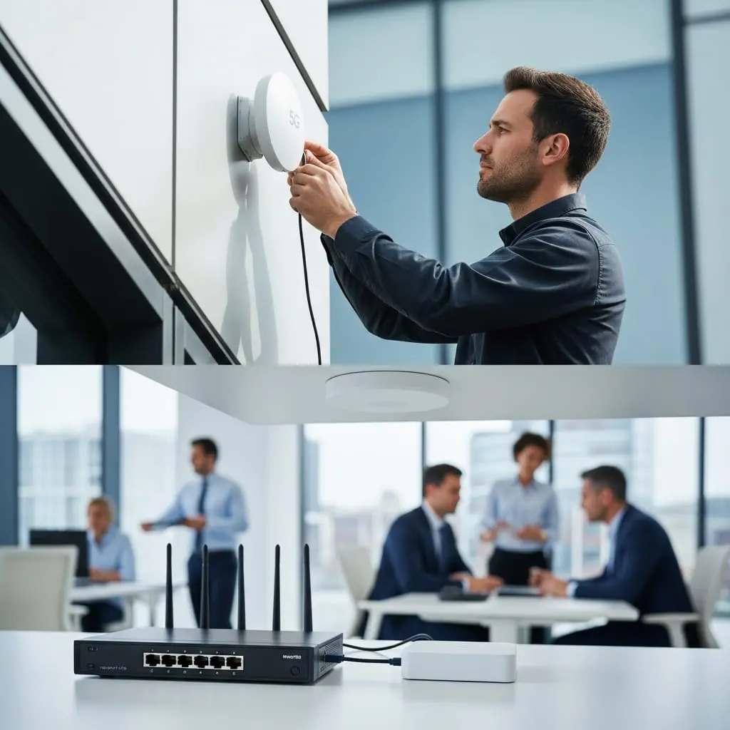 Entreprise connectée par OTA4 - Box Internet 4G 5G professionnelle