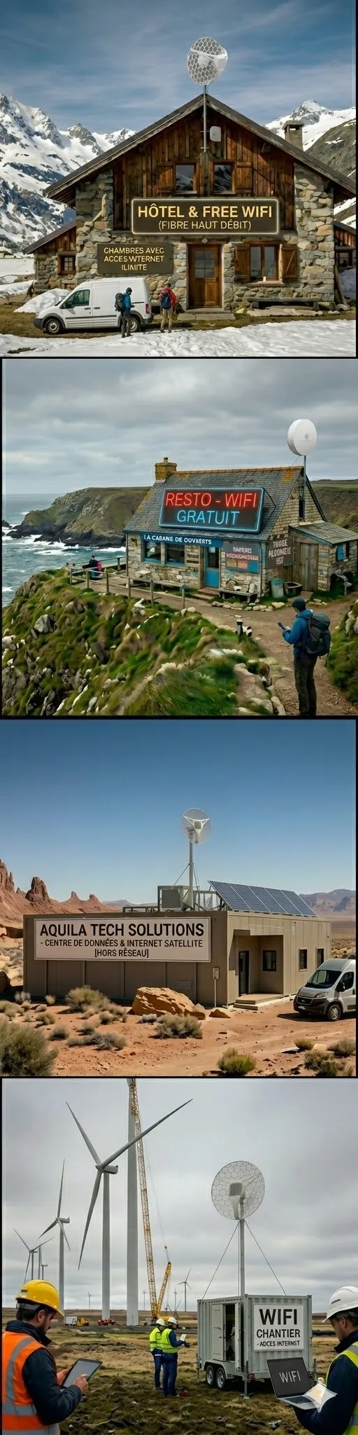 Internet professionnel OTA4 hôtels restaurants bureaux