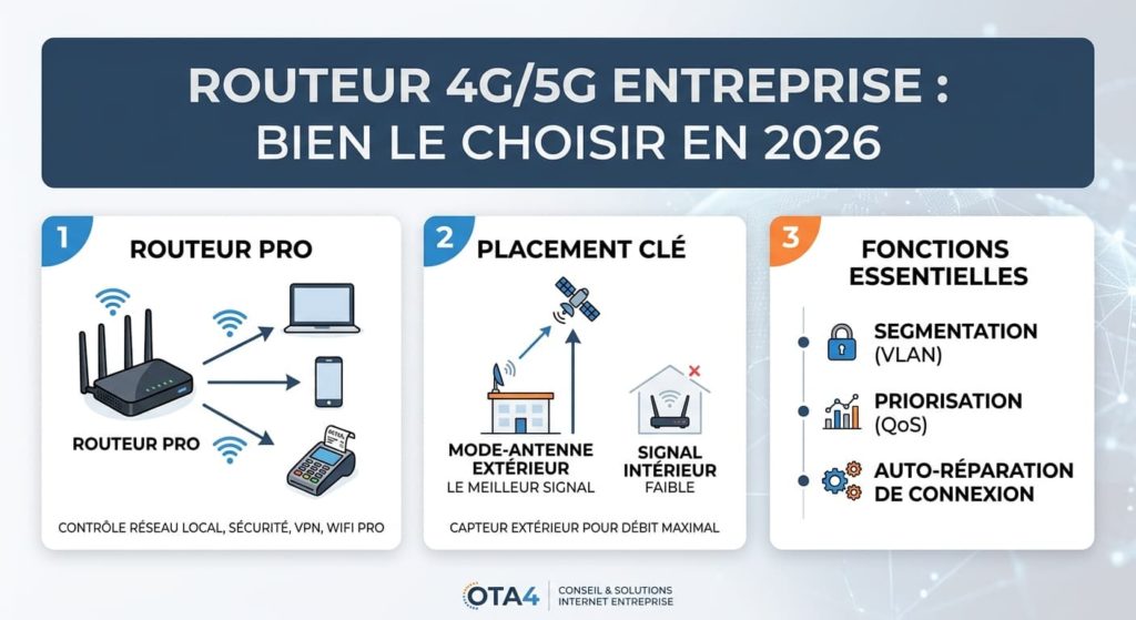 Routeur 4G/5G entreprise : comment bien le choisir